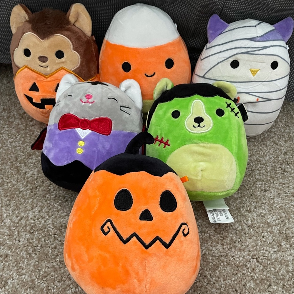 Squishmallows Halloween 2021 Squad A 5" Stuffed Plush Full Set
